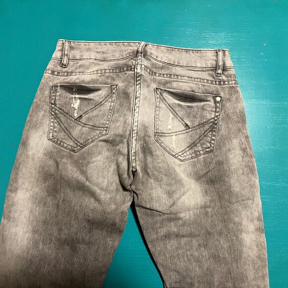 Beautiful light gray jeans from French brand Kookai Size 36 (US 25) like new! - Picture 4 of 6